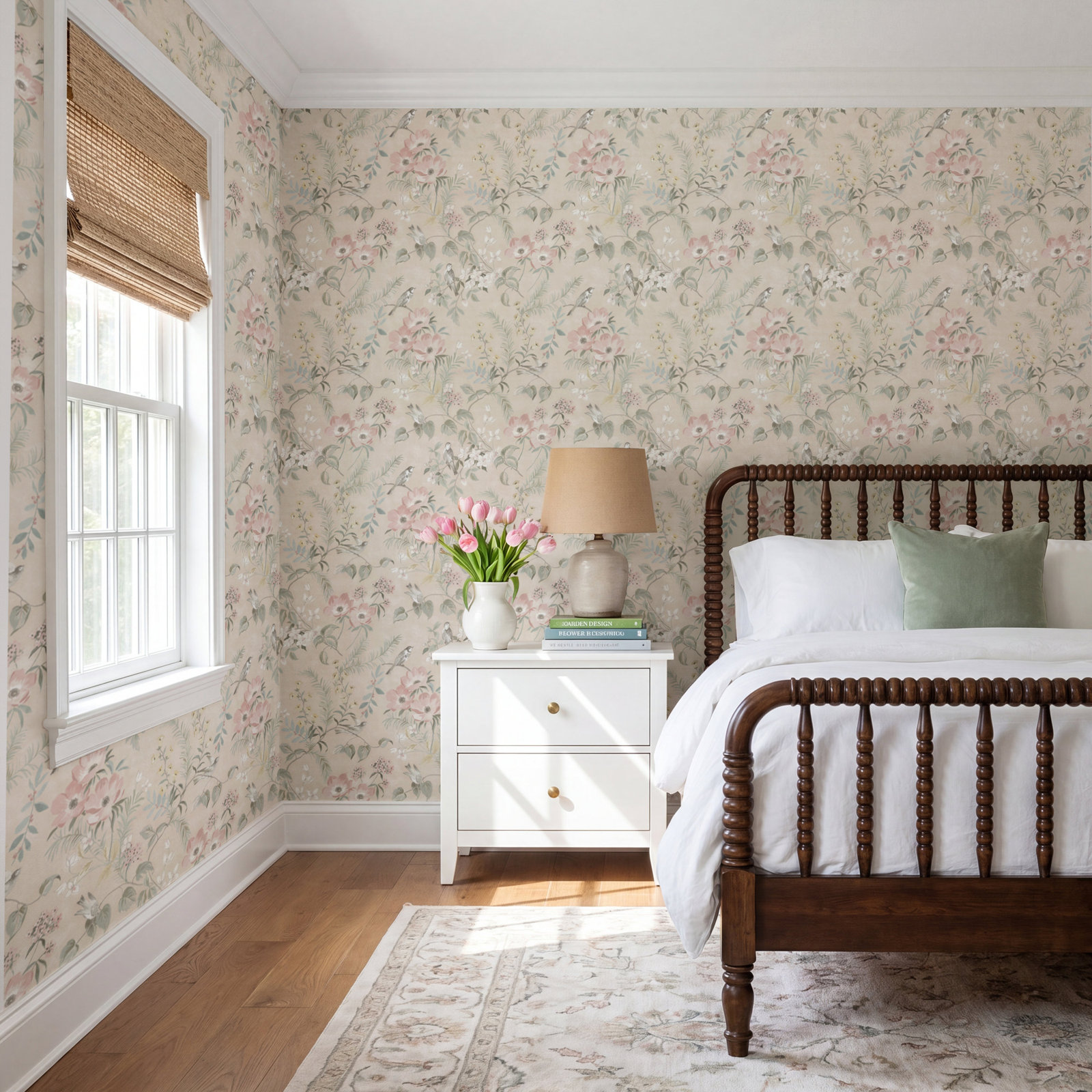 Harton Wallpaper Roll, Pink