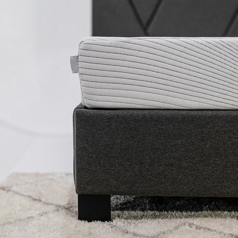 Matelas en cuivre pleine grandeur rafraîchissant - procure un sommeil apaisant avec un stress réduit de 8 pouces de mousse à mémoire de forme cuivre, améliore la circulation pour une meilleure santé