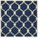 Erol   Geometric Handmade Tufted Wool Navy/Ivory Area Rug