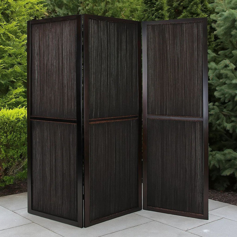 Cloison 3 panneaux pliables Anika l 72 po x H 72 po