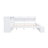 Full Size Daybed with Storage Cabinets, Shoe Rack & USB Charging Ports – Space-Saving Wooden Bed, White-1011960789