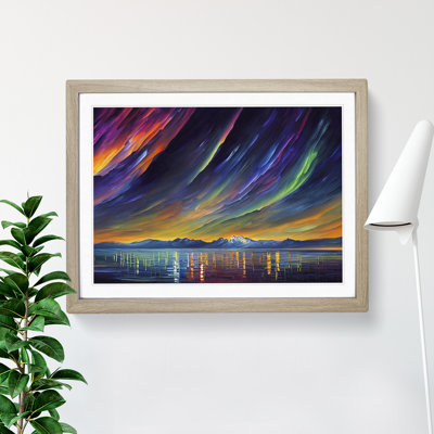 Special Aurora Borealis Vol.2 Abstract - Framed Print