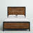 Erithon Real Wood And Veneer Standard Bed-509857137
