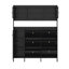 Range-chaussures multifonctionnel avec tablette de rangement et 6 tiroirs rabattables-115069455
