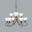 Lustre classique/traditionnel 9 lumières ombrée Canaday-1574791252