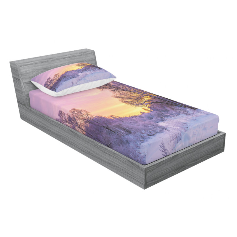 Microfiber Sheet Set, Twin XL Sheet Set with Fitted Sheet
