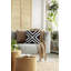 Stripe Geometric Reversible Throw Pillow-1872093088