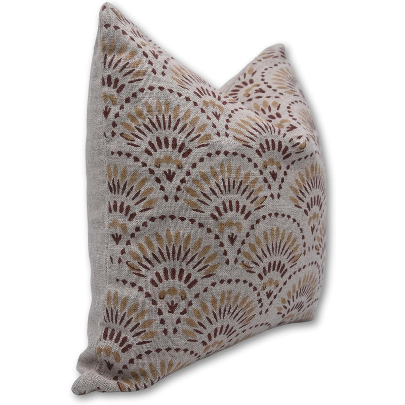 Linen Lumbar Indoor/Outdoor Pillow Cover, 14" x 20"