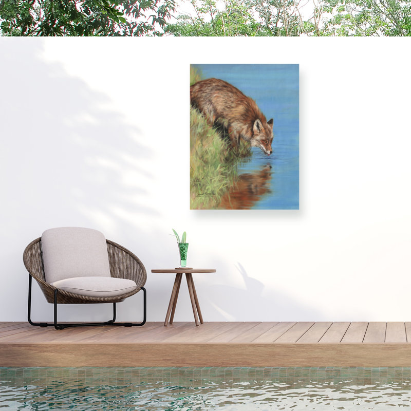 Toile d'extérieur David Stribble Fox, H 14 po x l 19 po