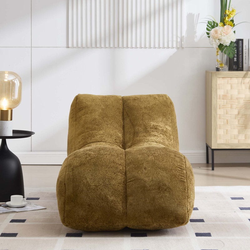 Fauteuil à billes Creative, Polyester brun