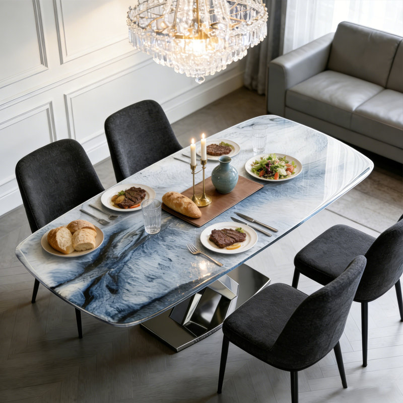 Table de salle à manger rectangulaire, 55.12