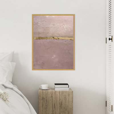 «Rituals Rose» par Vittorio, reproduction d'art sur toile encadrée