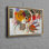 Impression sur toile abstraite d'inspiration expressionniste abstraite avec courbe dominante par Wassily Kandinsky pour décoration murale moderne