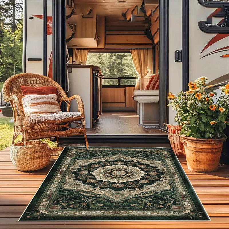 Moroccan Pattern Area Rug, Soft And Lightweight, Suitable For All Seasons, Easy To Maintain And Easy To Clean, Machine Washable Carpet Floor Mat, Suitable For Living Room, Bedroom, Dining Room, Balcony, Patio, Room Decor, Home Decor, Outdoor Decor
