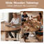 Round Metal Base Dining Table