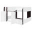 Lit mezzanine moderne avec maisonnette et rangement pour enfants-1520330626