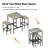 Kaalyn - Person Four Leg Dining Set