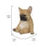 Statue de chiot bouledogue français endormi