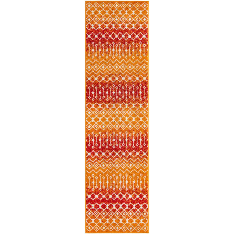 Abstract Indoor Rug, Runner 2'7" x 10'
