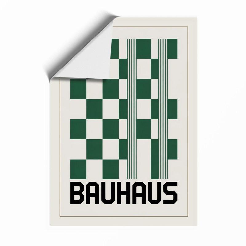 Bauhaus Fragmentation Geometric - Print, Unframed, A3 - 42.0 x 29.7 cm