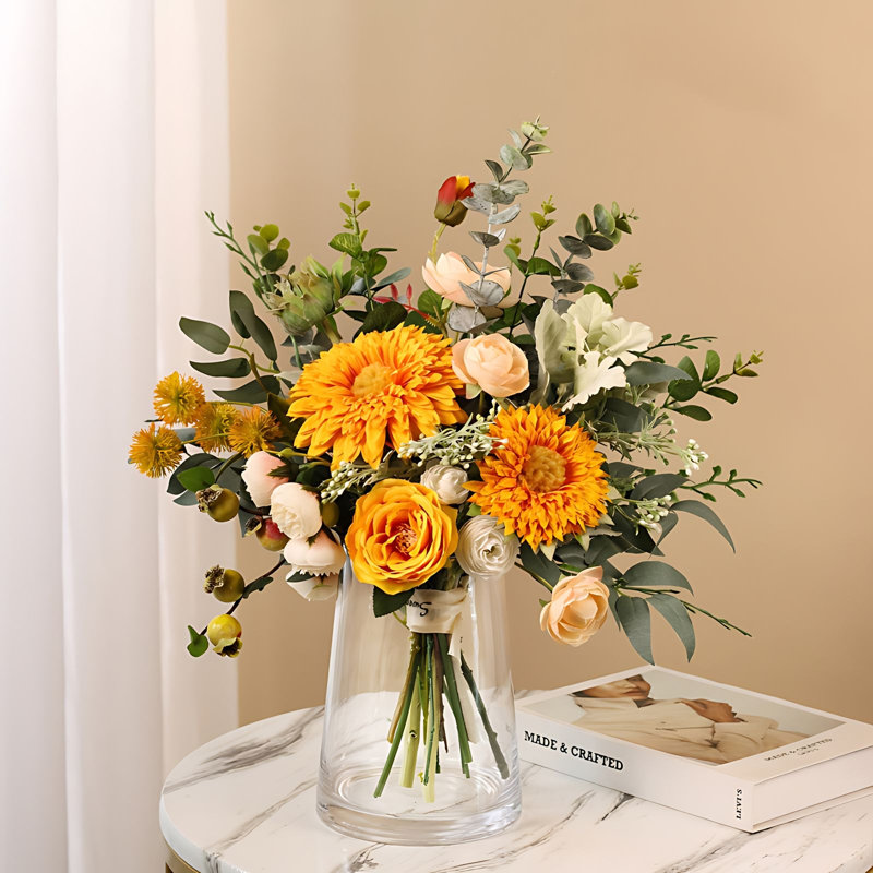 Arrangement floral dans un vase