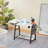 45.5" X 23.6" Sewing Table With Sewing Machine Platform