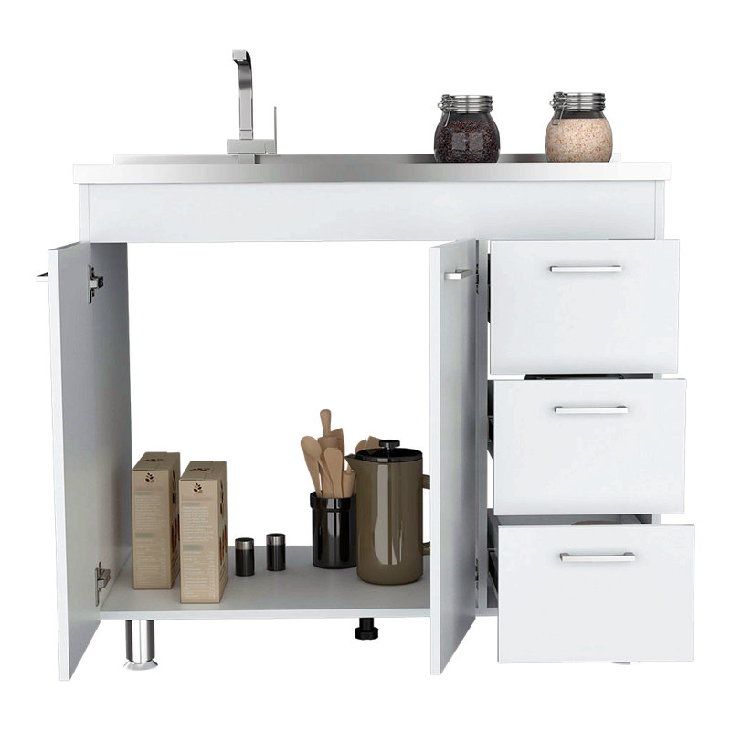 Évier utilitaire Kisco, cuisine, Blanc
