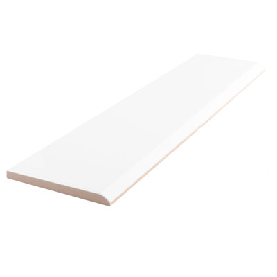 Battiscopa 13" x 3" Ceramic Bullnose Tile Trim