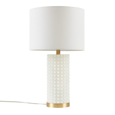 Textured Dot Table Lamp