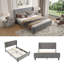 Daycia Upholstered Single (3') Velvet Bed Frame