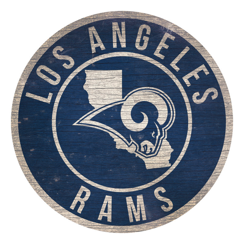 NFL, print on wood, Rams de Los Angeles