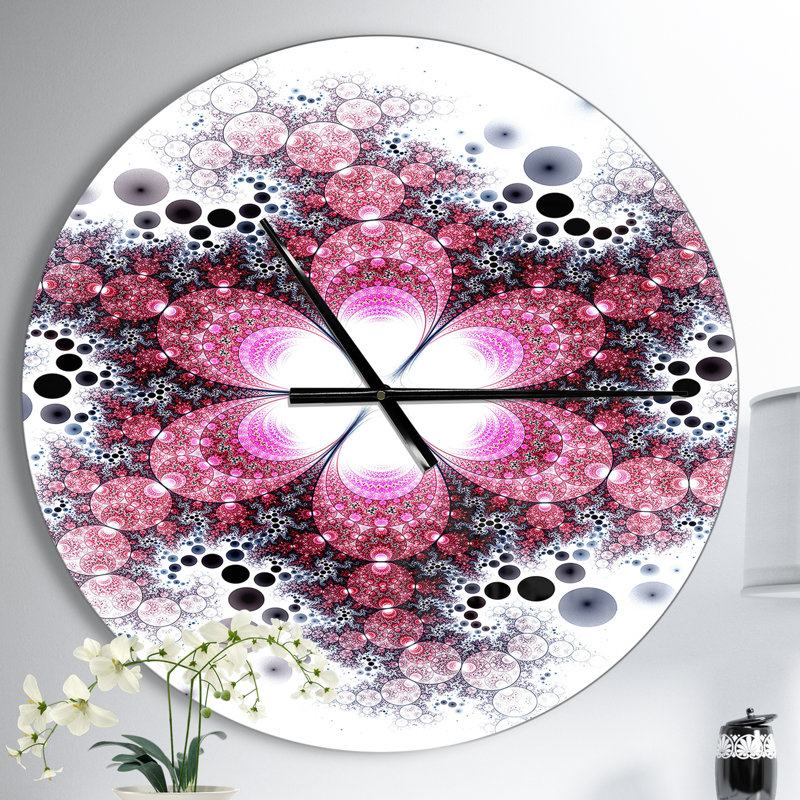 Horloge murale violette, Moyen