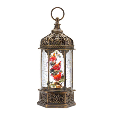 Plastic Lantern Snow Globe