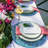 Sparkles Home Reef Placemat | Coastal Shell & Rhinestone Decorative Table Mat 15 Inch Dining Accent | Elegant Coastal Table Décor-106589451