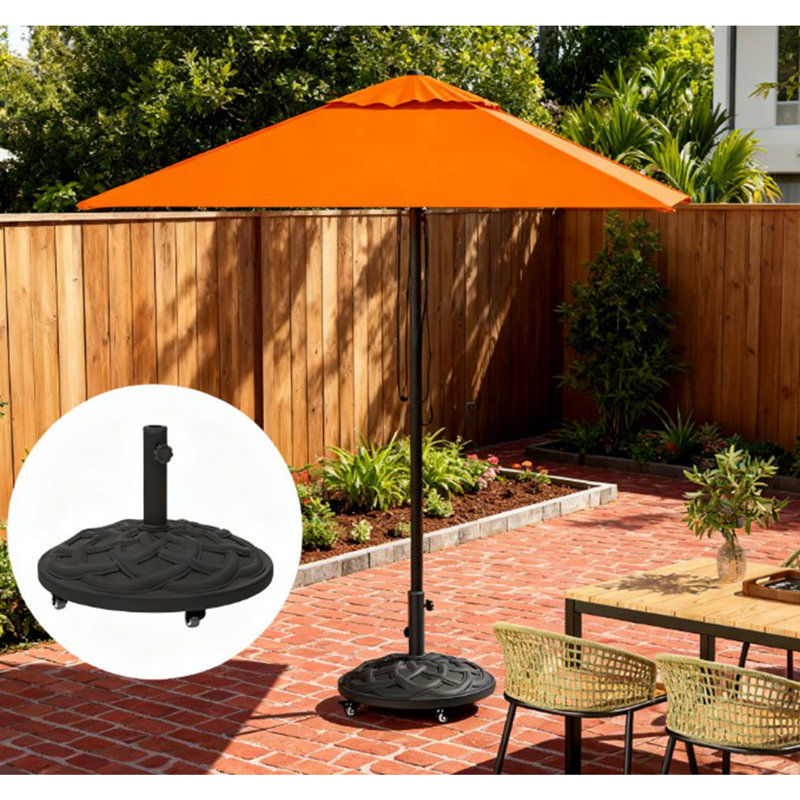 Base de parasol en résine