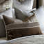 Coussin et insert lombaire en velours géométrique 15 po Silvio
