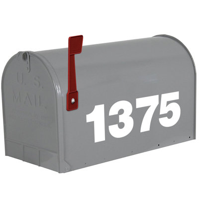 4'' H Vinyl Self-Adhesive House Number