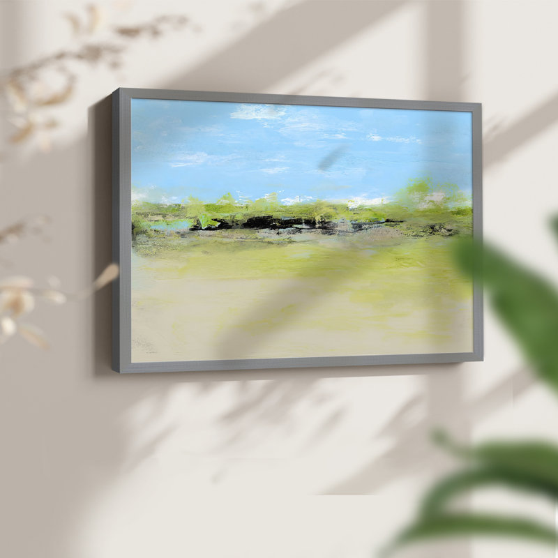 «From the Terrace I», reproduction encadrée, Gris, H 11 po x l 14 po