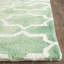 Tapis vert en laine / coton touffeté à la main Hallette-22735066