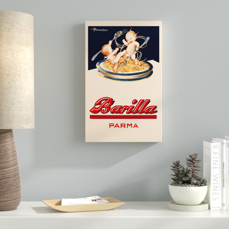 «Barilla-Parma» par Vintage Apple Collection, reproduction d'art graphique sur toile, H 19 po x l 12 po x P 2 po