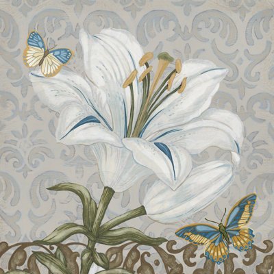 Garden Romance II by June Erica Vess - Wrapped Canvas Painting
