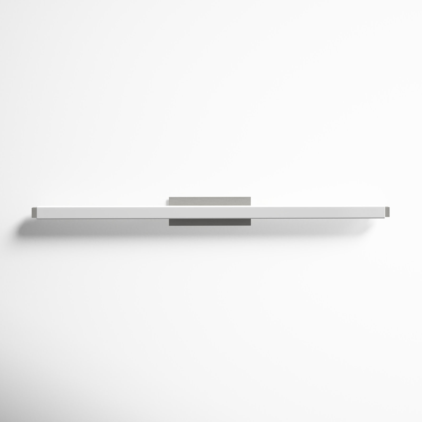 Erby Single Light Dimmable LED Flush Mounted Sconce, Brushed Nickel, 3000K, 3" H x 37.75" W x 3.38" D