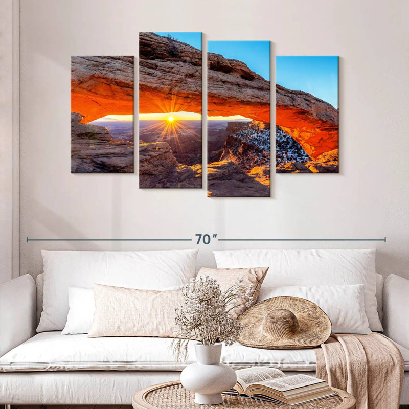 Lumière du soleil arquée Alvord Mesa