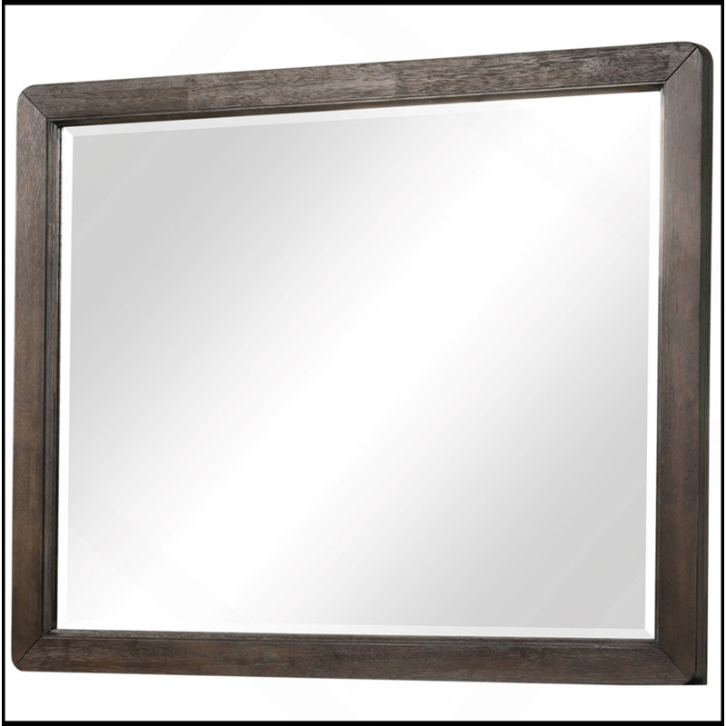 Miroir brun antique