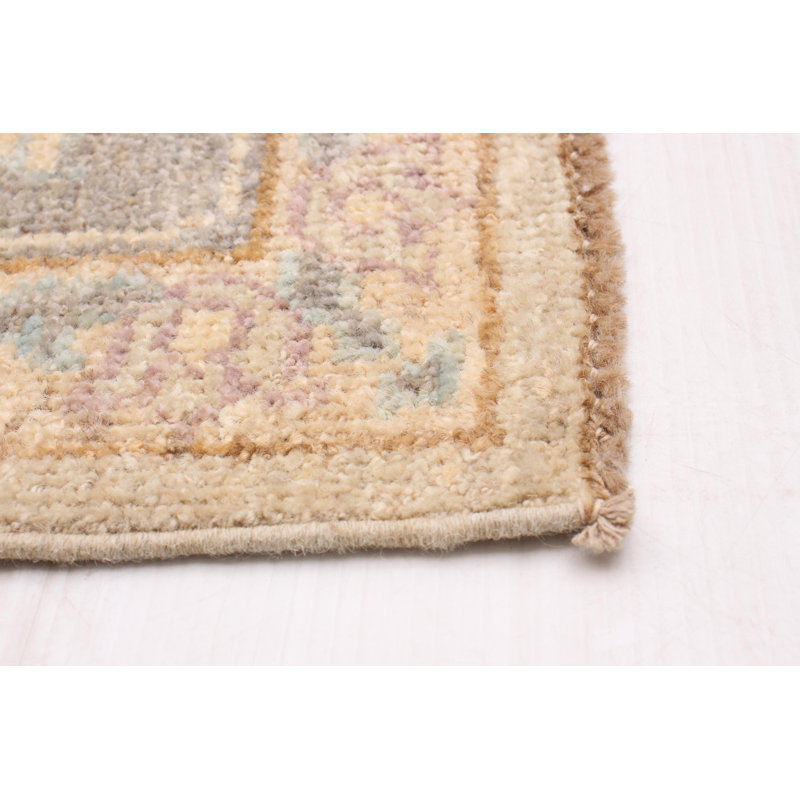 Tapis unique en laine noué à la main de style nouvel âge rectangulaire 8 pi 2 po x 9 pi 9 po Prosperie
