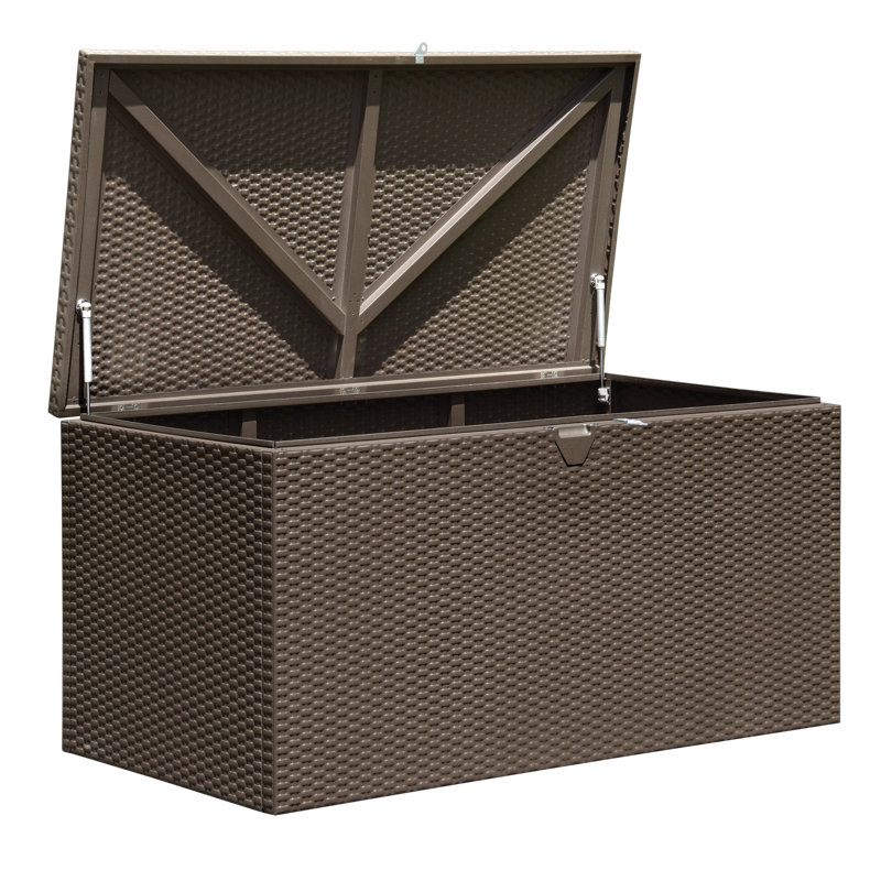  Boîte de rangement pour terrasse Spacemaker, Espresso