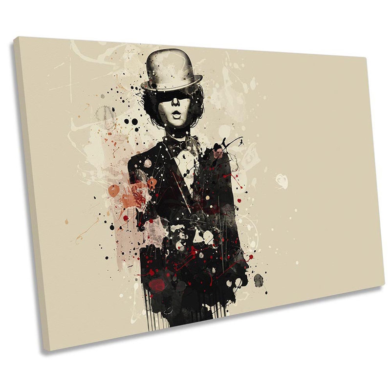 Fashion Woman Cabaret - Wrapped Canvas Print, 61cm H x 91.4cm W  x 4cm D