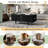 Rectangle Wood Coffee Table With Storage-1255170994