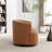 Jalena Upholstered Swivel Barrel Chair-189984838