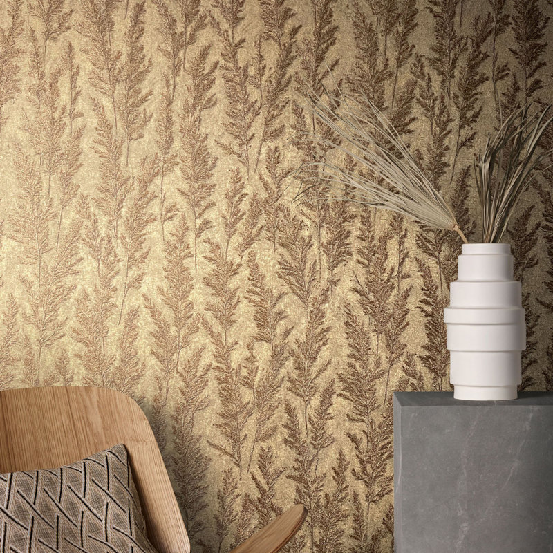 Stamford 10.05m x 70cm Matte Wallpaper Roll, Bronze